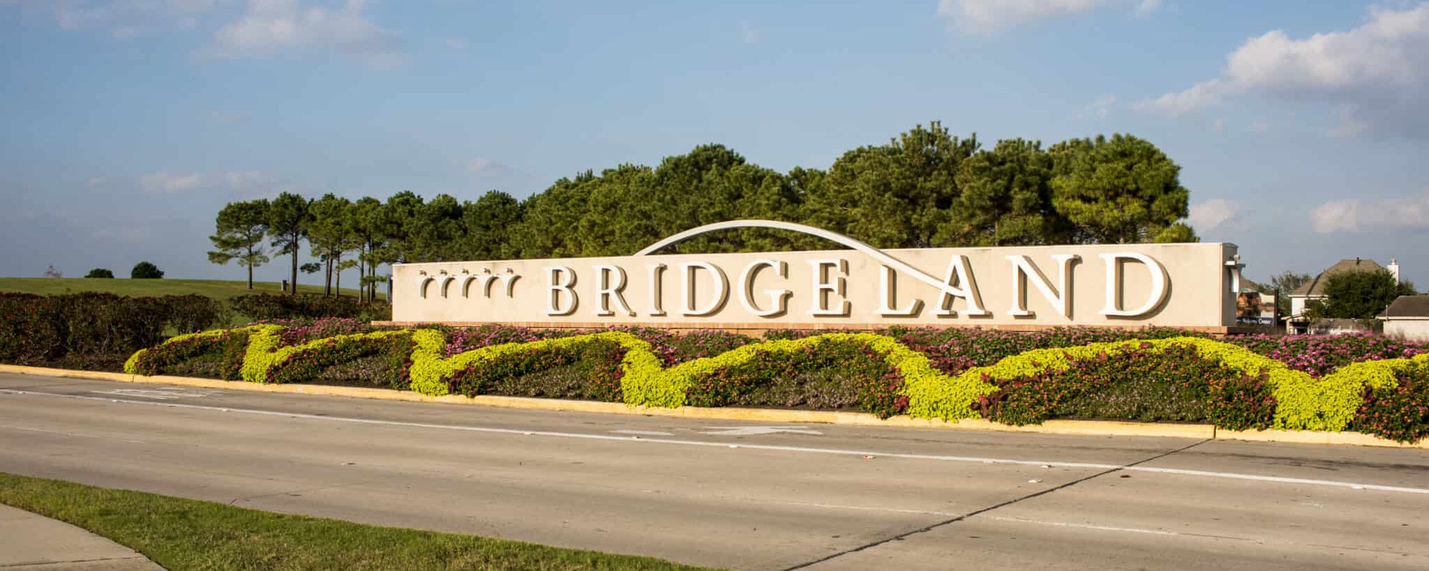 Bridgeland entrance sign